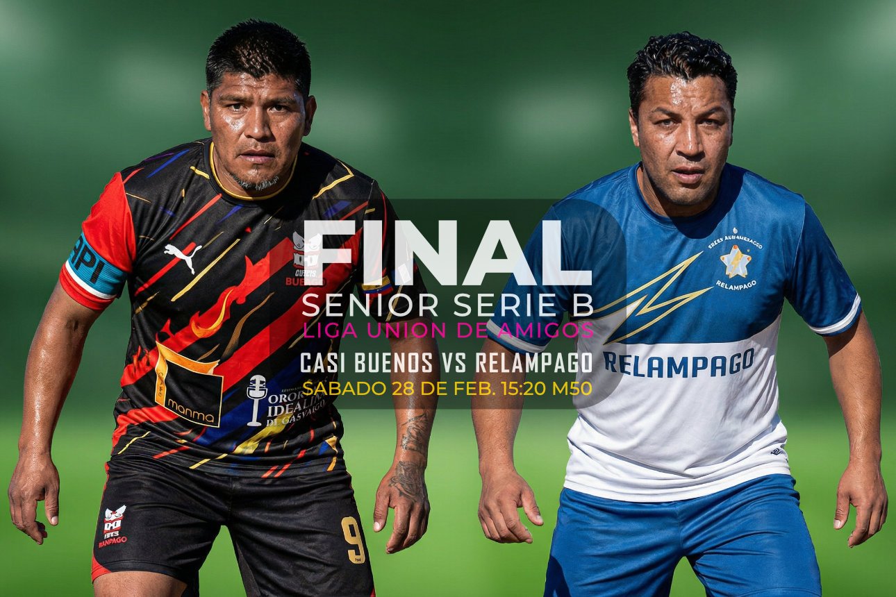 La Serie B también tiene su gran final en la Liga Unión de Amigos